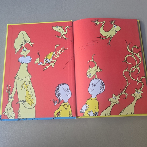 Dr. Seuss Yellow Cover One Fish Two Fish Book - Picture 6 of 6